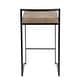 preview thumbnail 66 of 72, Porch & Den Forrest Contemporary Black Stackable Fully Welded Counter Stool (Set of 2)