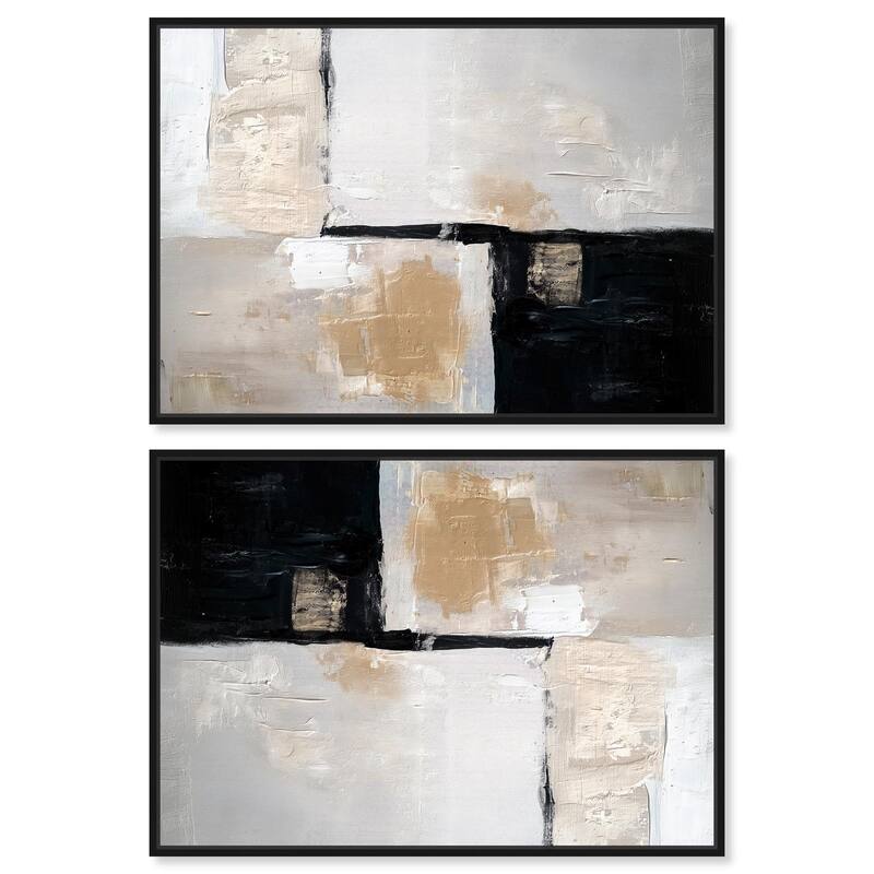 Glacial Tapestry Canvas by Art Remedy - 16" x 16" - White