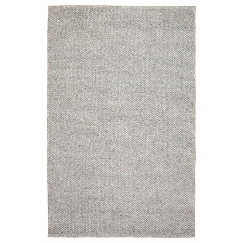 ECARPETGALLERY Braid weave Sienna Grey Wool Rug - 5'1 x 7'10 - Grey - 5'1 x 7'10