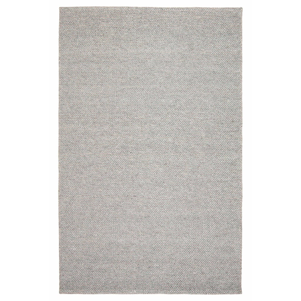 ECARPETGALLERY Braid weave Sienna Grey Wool Rug - 5'1 x 7'10