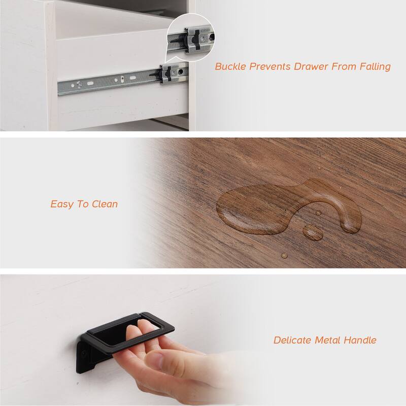 5 Tier Multi--Column Bookshelf Set with Open Storage and Glass Doors