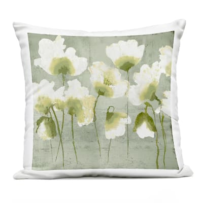Stupell Charming Flower Impressions Printed Outdoor Throw Pillow Design by Vanessa Austin