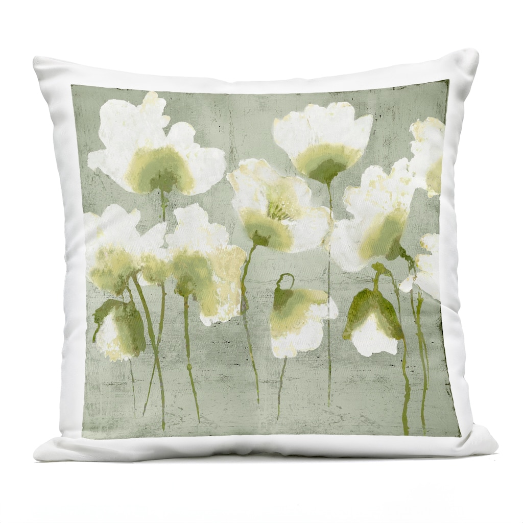 Stupell Charming Flower Impressions Printed Outdoor Throw Pillow Design by Vanessa Austin