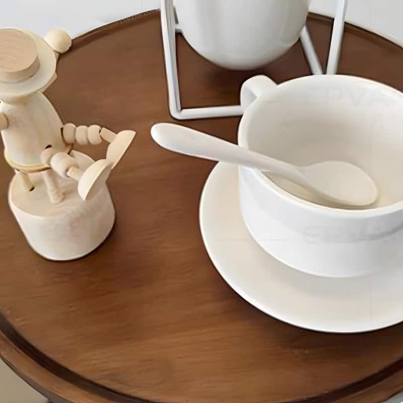 Modern Pleated Floor Lamp with Tray