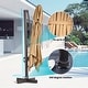 preview thumbnail 42 of 58, Pellebant 10 X 13 Feet Outdoor Cantilever Umbrella with Base