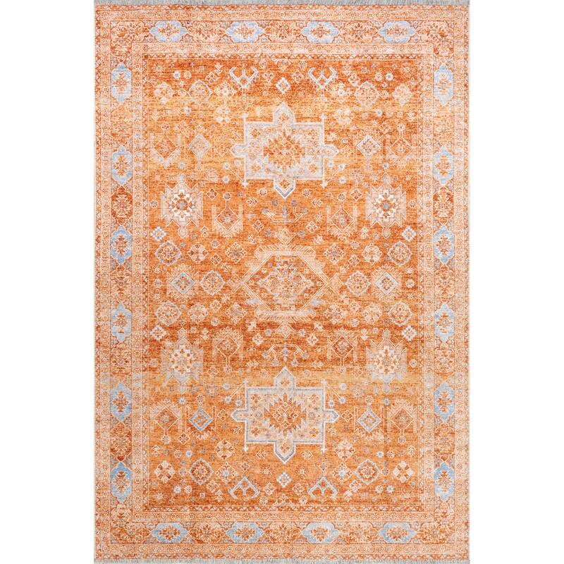 Kaski Geometric Machine Washable Area Rug