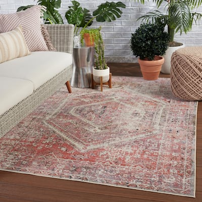 Armeria Indoor/ Outdoor Medallion Area Rug