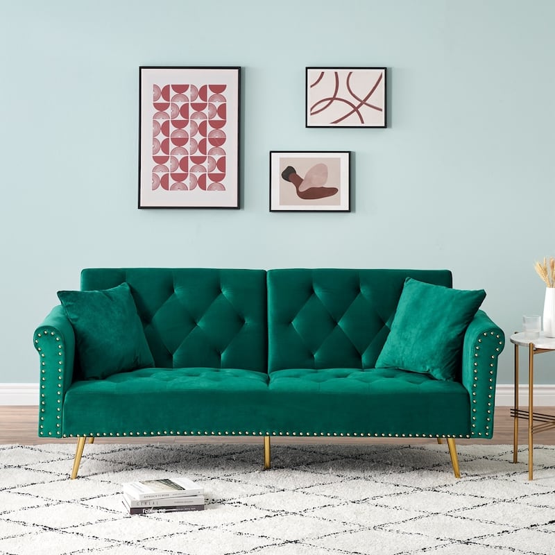 69.7 inch velvet sofa