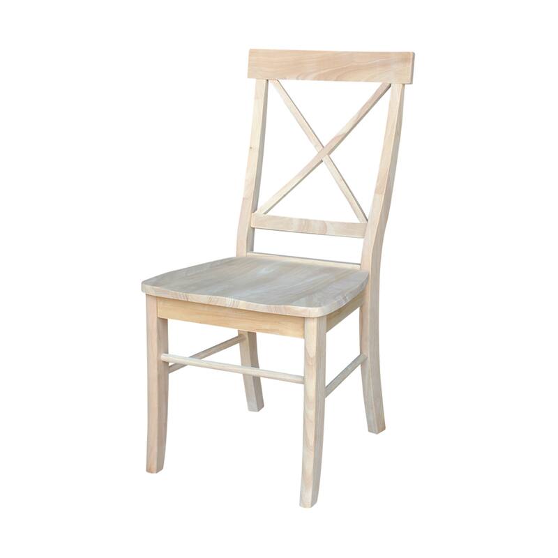 30 in Solid Wood Round Top Pedestal Dining Table with 2 Dining Chairs