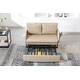 preview thumbnail 16 of 70, Velvet Loveseat Couch with Pull Out Bed Convertible Sleeper Sofa Bed
