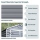 preview thumbnail 11 of 19, SkyLight 6 ft. x 8 ft. Tan Garden Outdoor Storage Shed - 6 ft x 8 ft