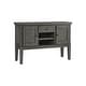 preview thumbnail 15 of 17, Hallanden Antique Gray Dining Room Server - 56"W x 18"D x 39"H