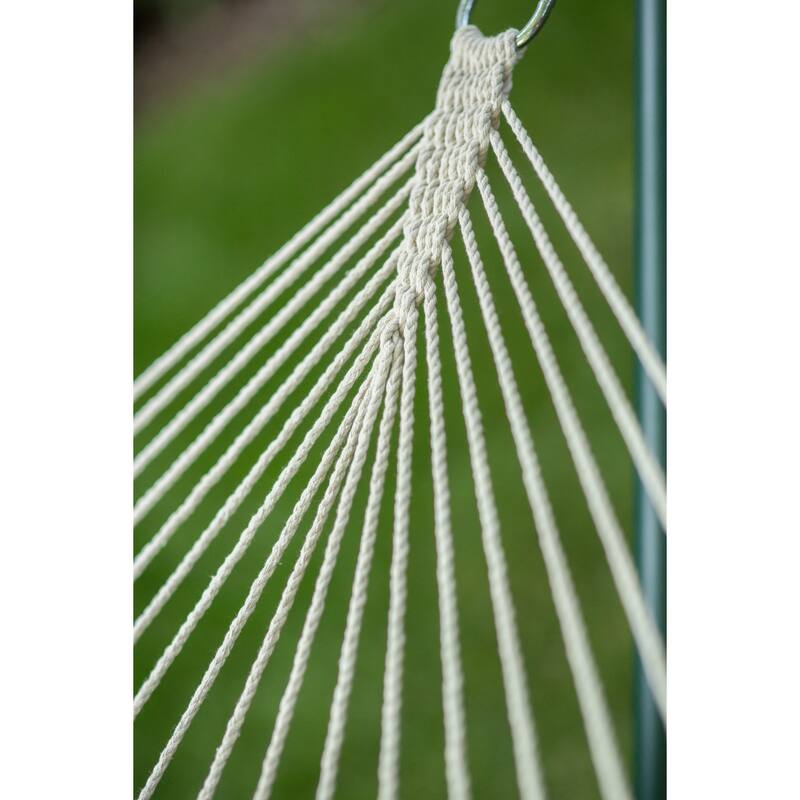 Island Retreat Hammock Set with Blue Stripe Pad