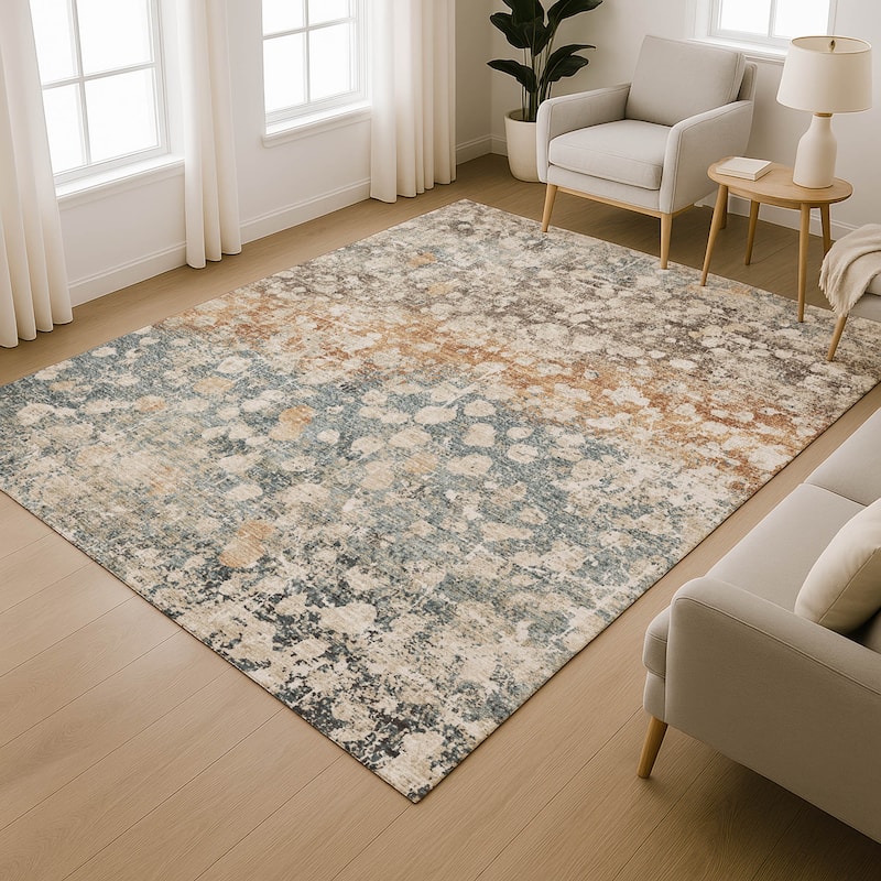 Premium Washable Super Soft Modern Splatter Mayfield Rug