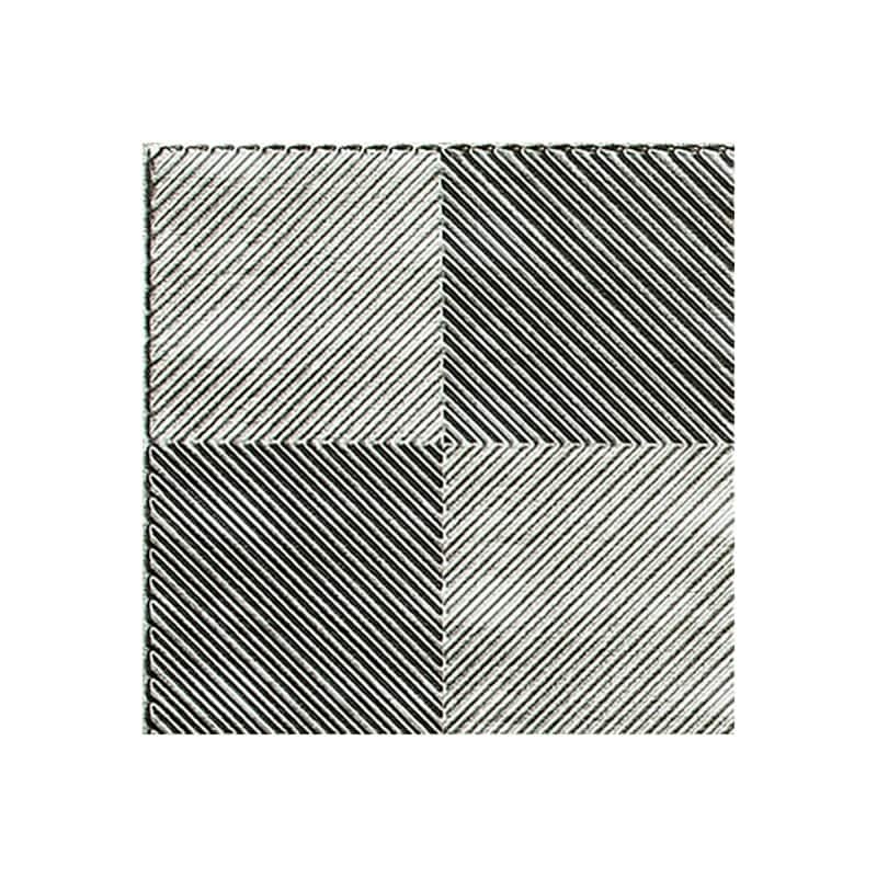 FASÄDE Quattro 4-foot x 8-foot PVC Wall Panel in Crosshatch Silver - Sample