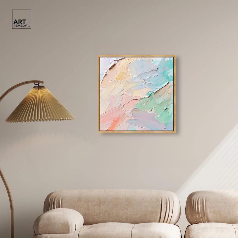 Flowing Mousse III Canvas by Art Remedy