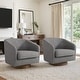 preview thumbnail 35 of 88, 31.1'' W Barrel Swivel Accent Chair (Set of 2)