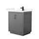 Option Dark Gray / Giotto Quartz Top / Matte Black