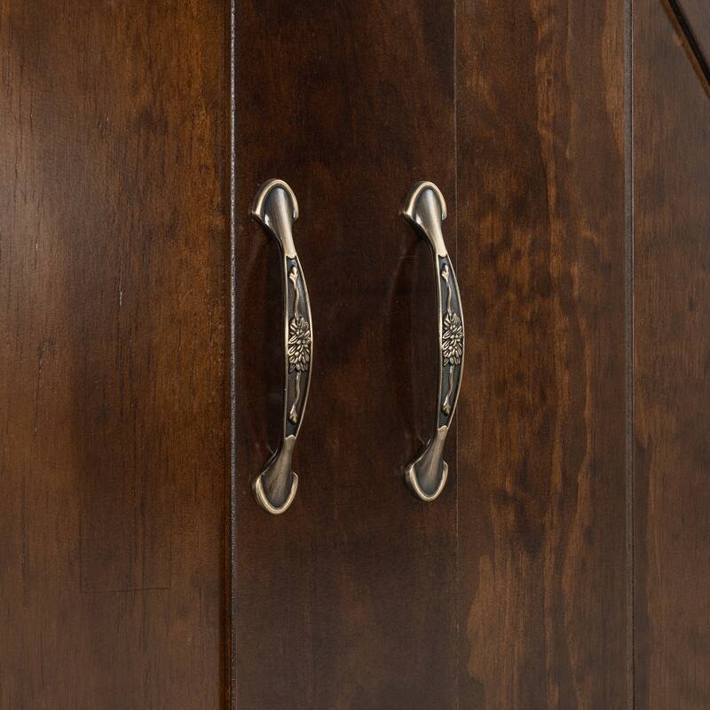 Foldable Murphy Bed Queen Size Wooden Wall Bed Framen with Built-in Desk, Top Lights, Open Shelves, Storage Drawers and Cabinets