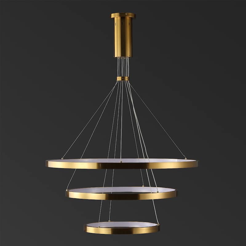 SAFAVIEH Couture Genoveva 3 Tier Chandelier - 32 In W x 32 In D x 22251 In H