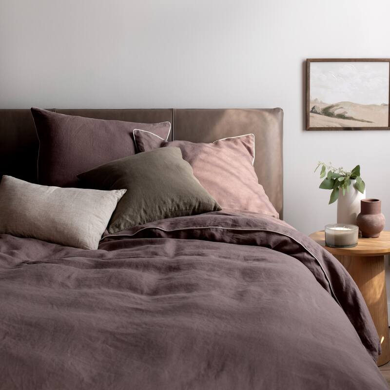 100% French Linen Duvet Cover by BOKSER HOME