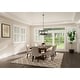 preview thumbnail 2 of 12, Hunter Astwood 26" 6 Light Chandelier, Dining Room, Kitchen, Cage - Art-Deco, Transitional, Contemporary