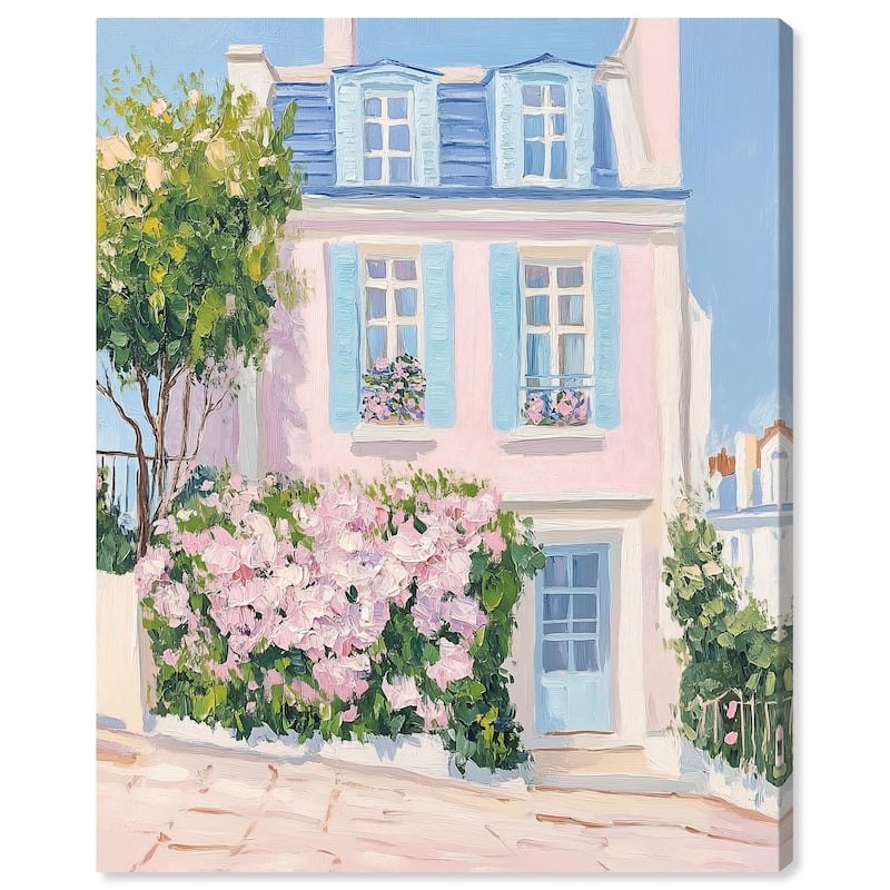 Rosy Residence Canvas by Art Remedy, Gallery Wrapped - 30" x 36"