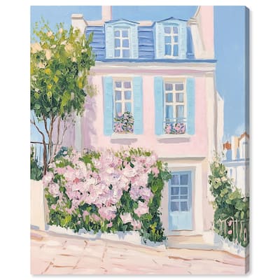 Rosy Residence Canvas by Art Remedy, Gallery Wrapped