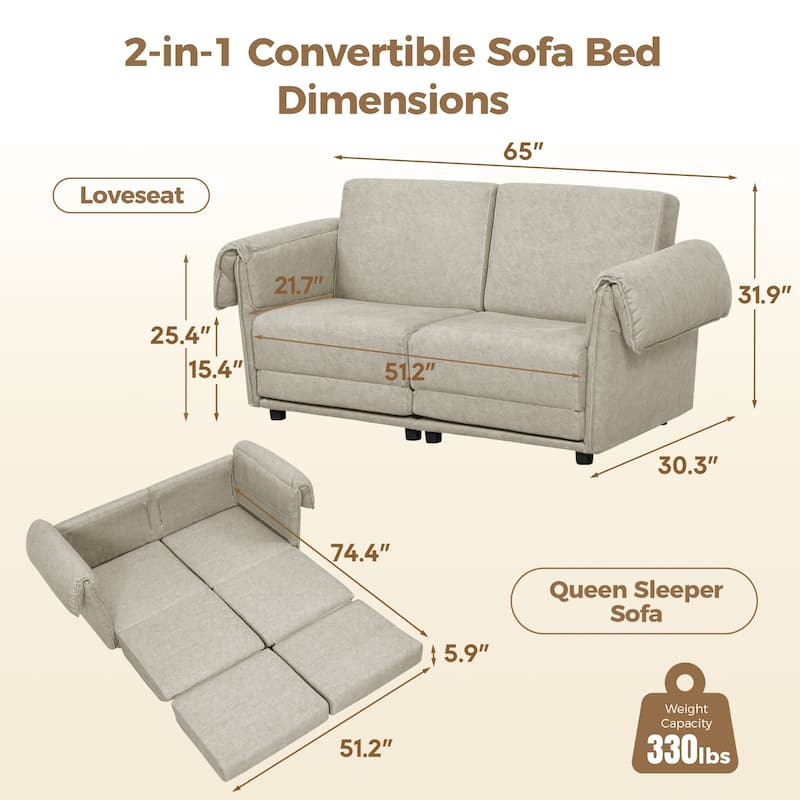 2-Seating Living Room Sofa Set