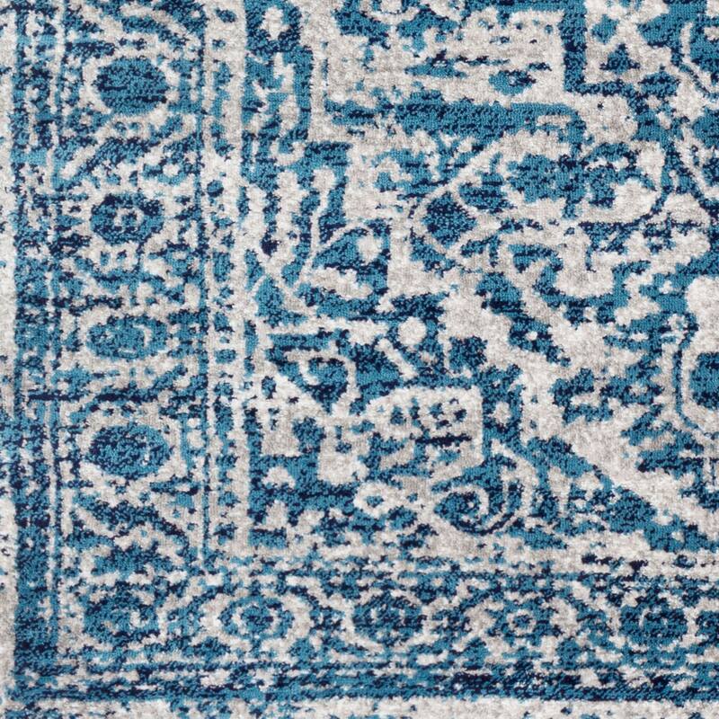 Livabliss Vintage Monte Carlo Medallion Area Rug