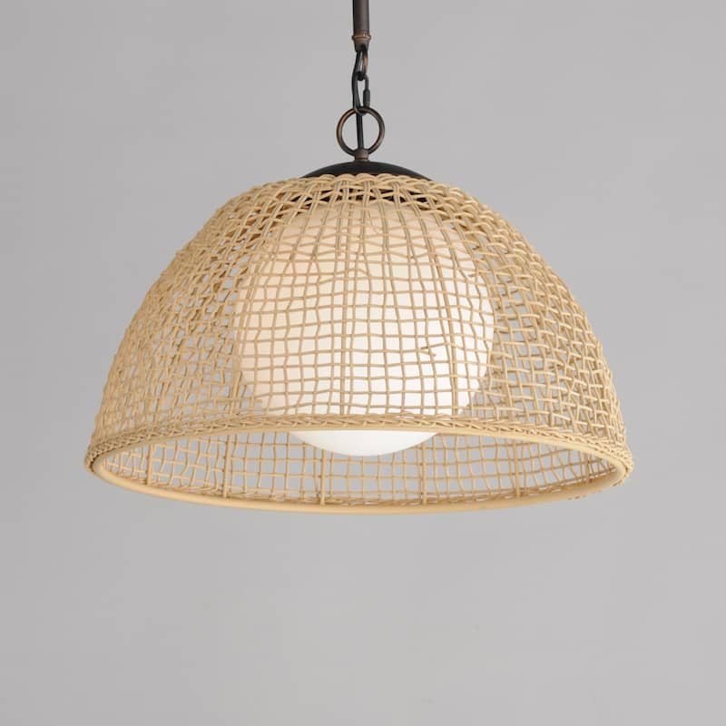 Maxim 22472 Cestino 21" Wide Wood Pendant
