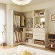 preview thumbnail 9 of 19, Cimly Set of 2 Corner Closet System with Drawers, Closet Organizer with Hanging Rods and Storage Shelves