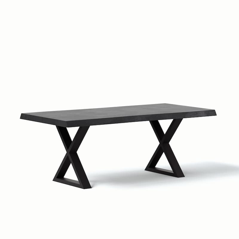 Urbia Brooks Solid Acacia Dining Table - X Base