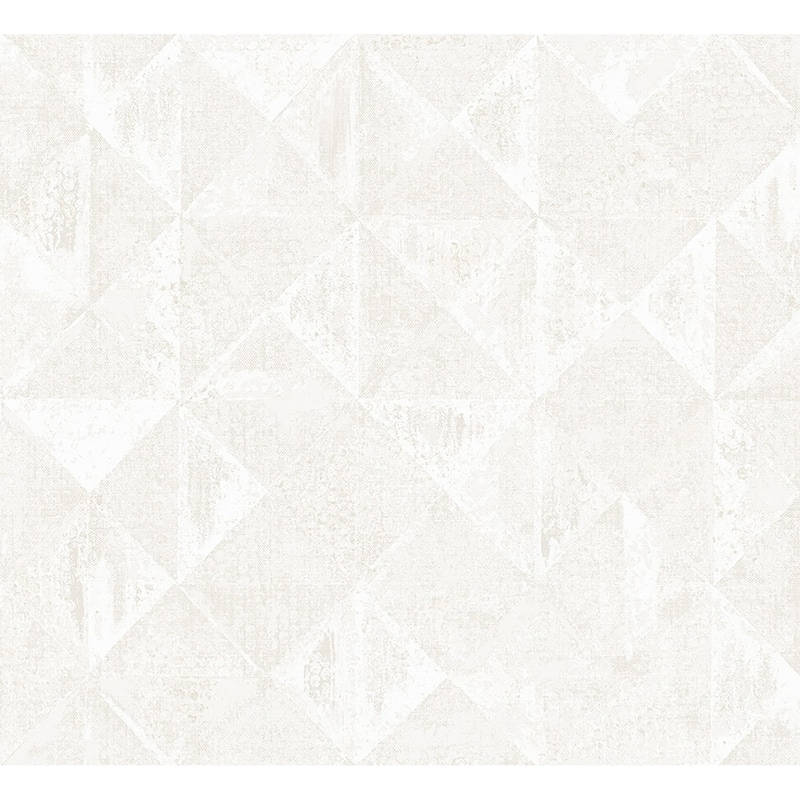 A-Street Prints Demir Dove Distressed Geometric Wallpaper