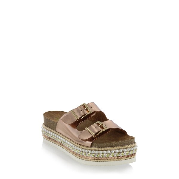 mia gold sandals