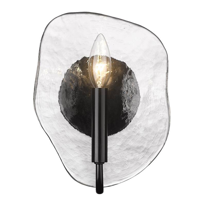 Golden Lighting 1140-1W HWG Samara 10" Tall Wall Sconce