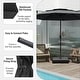 preview thumbnail 35 of 68, Costway 10 ft 3-tier Vented Patio Umbrella Large Market Table Umbrella