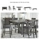 preview thumbnail 5 of 17, Hallanden Antique Gray Dining Room Server - 56"W x 18"D x 39"H