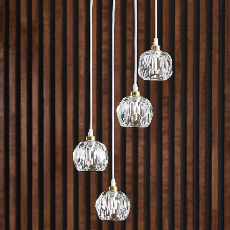 Galway Round Crystal LED Pendant / Chandelier by iNSPIRE Q Bold