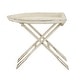 preview thumbnail 31 of 32, Arcilla Elemental - White Wood Tray Top Boat Accent Table