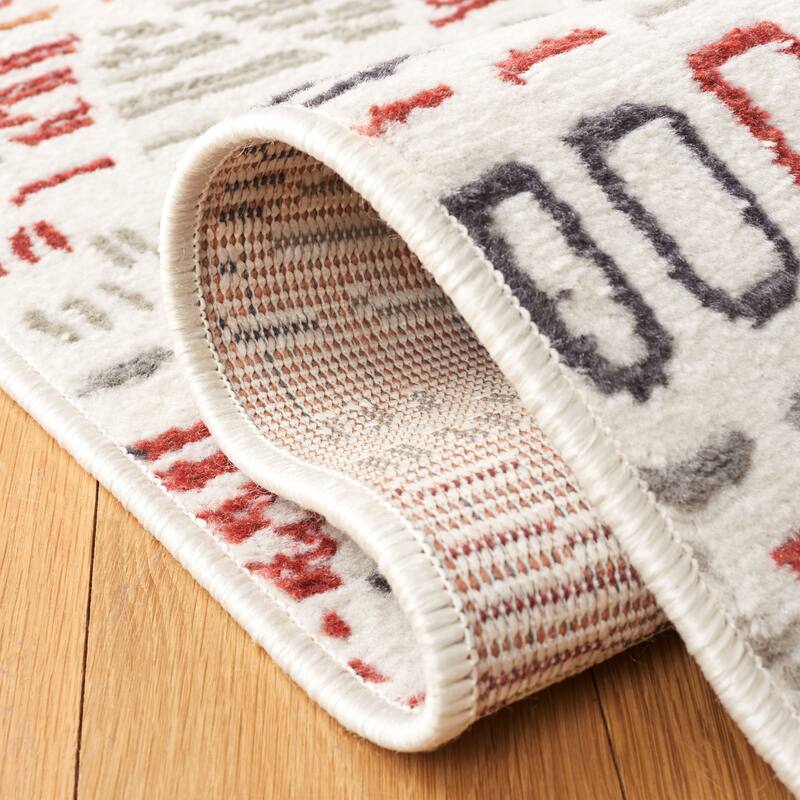 SAFAVIEH Pyramid Malissie Boho Geometric Rug