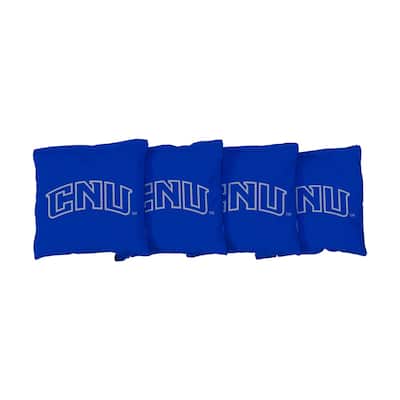 Christopher Newport Captains Blue Cornhole Bags