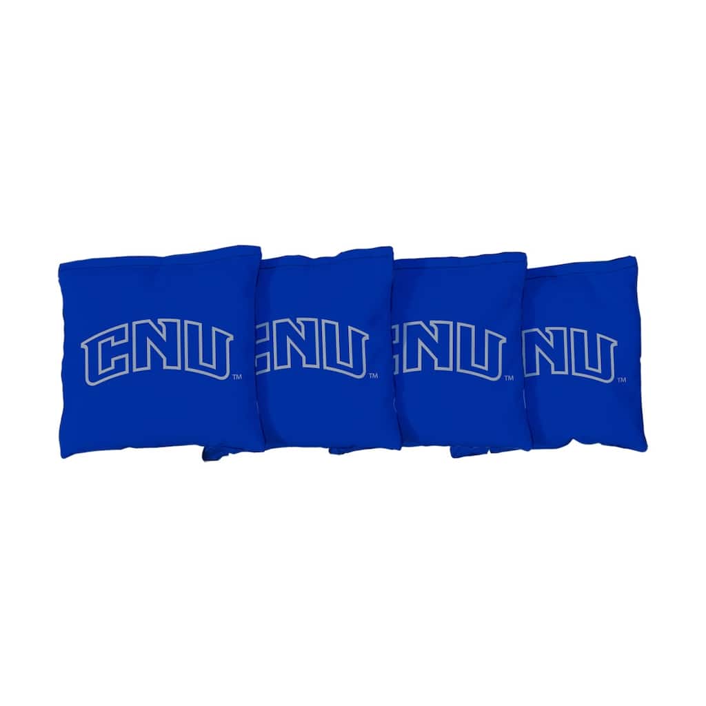 Christopher Newport Captains Blue Cornhole Bags