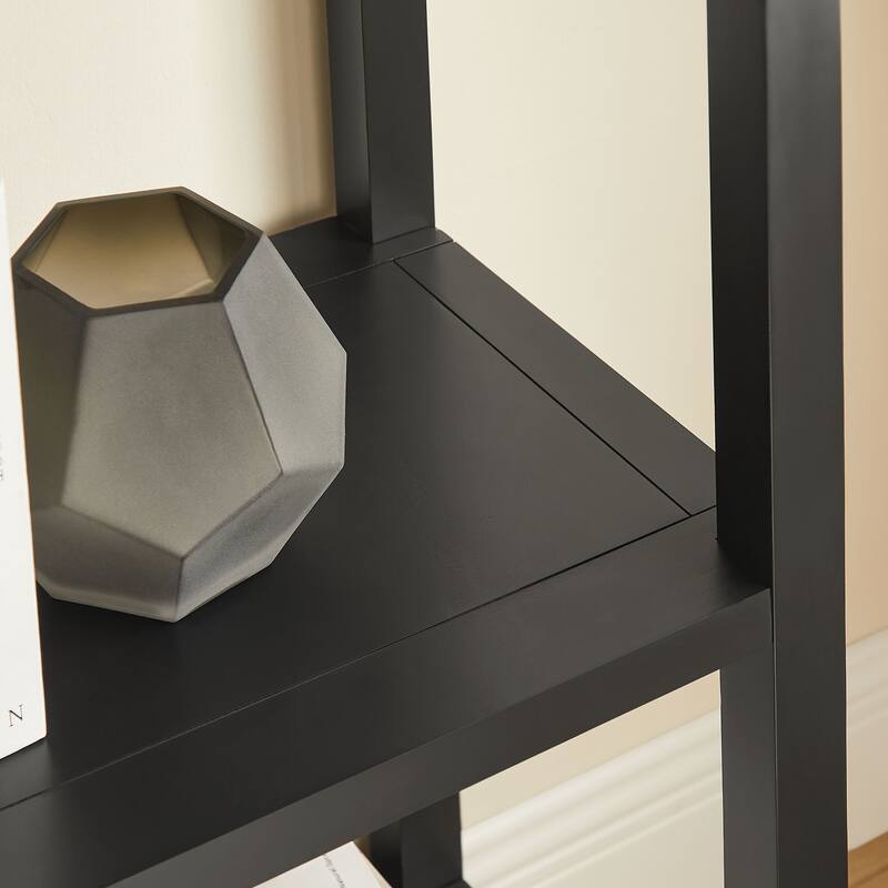 Vexley 72 Inch Tall Narrow Arched Bookshelf