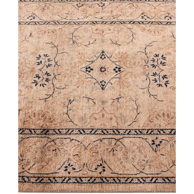 Overdyed One-of-a-Kind Hand-Knotted Runner Rug - Beige - 2' 8" x 8' 4"
