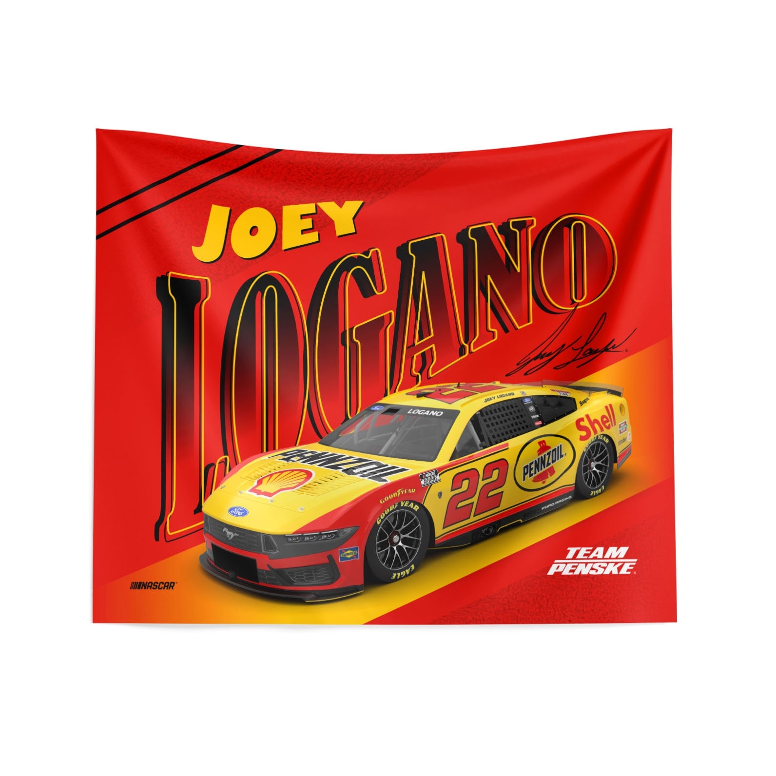 NASCAR Comet Car Wall Hanging