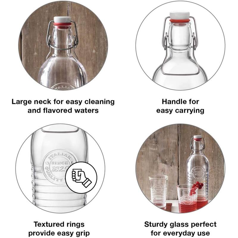 Bormioli Rocco Officina Water Bottle - 37.25 Oz