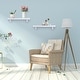 preview thumbnail 1 of 18, Danya B. 24" Floating Display Ledge Wall Shelves - Set of 2 White