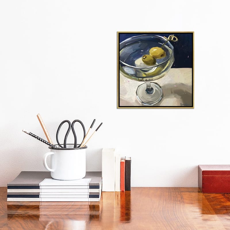 iCanvas "Dirty Martini" by Teddi Parker Framed Canvas Print
