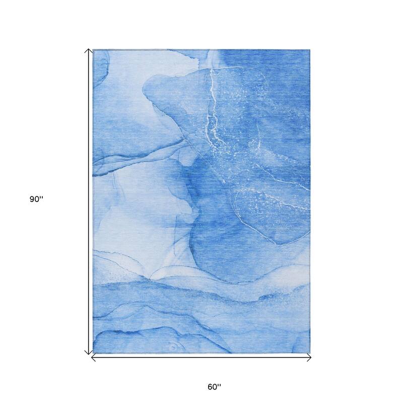 Dava Modern Art-Inspired Weather Resistant Timeless Fusion Outdoor Rug